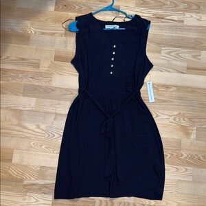 Emma & Michele Blue Sleeveless Sheath Dress